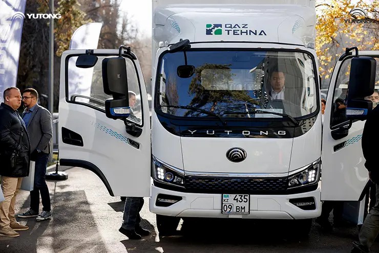 Yutong new electric light truck released in Almaty, Kazakhstan